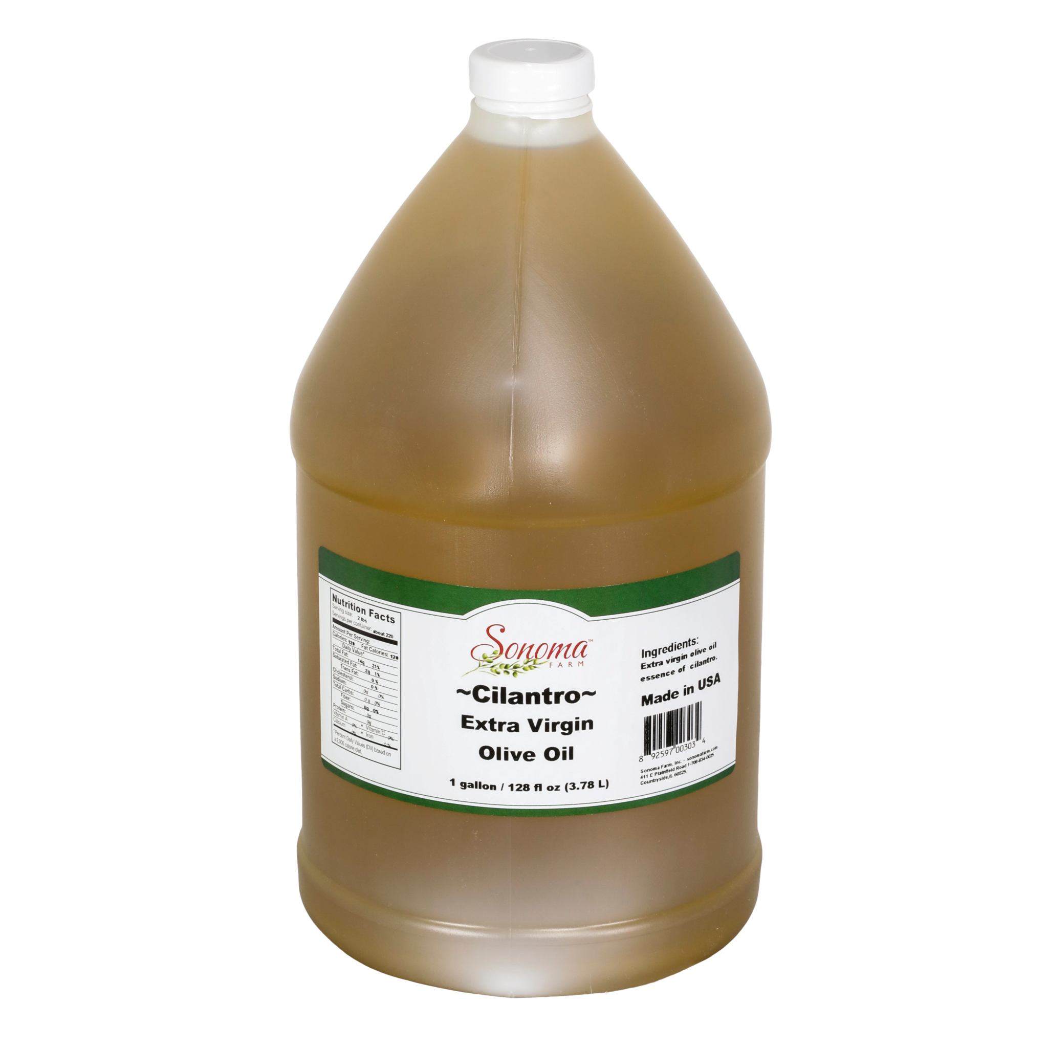 Extra Virgin Olive Oil | 2022 Crop | 1 Gallon / 3.8 Liters