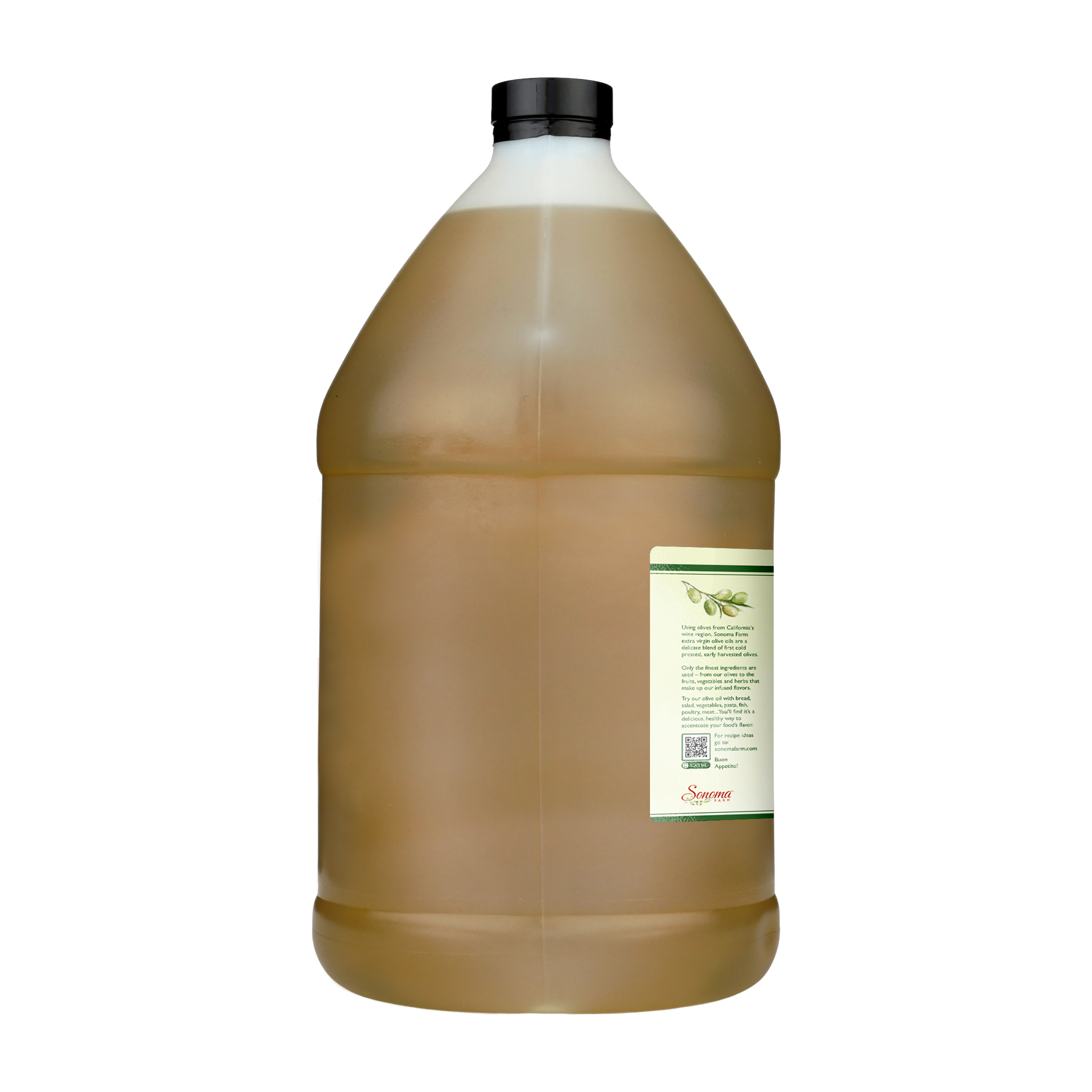 Infused Extra Virgin Olive Oil | Organic Lemon | 1 Gallon / 3.8 Liter