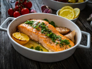 Lemon-Olive-Oil-Baked-Salmon-Recipe