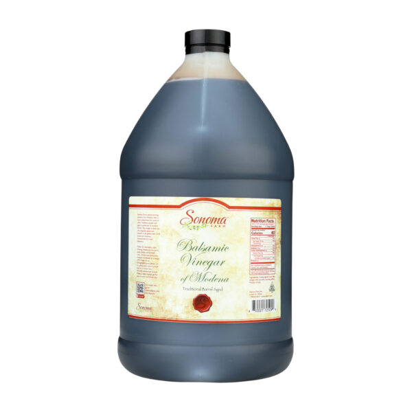 half gallon jug of balsamic vinegar