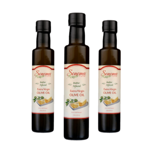 3 Pack of 250ml bottles of butter olive oil